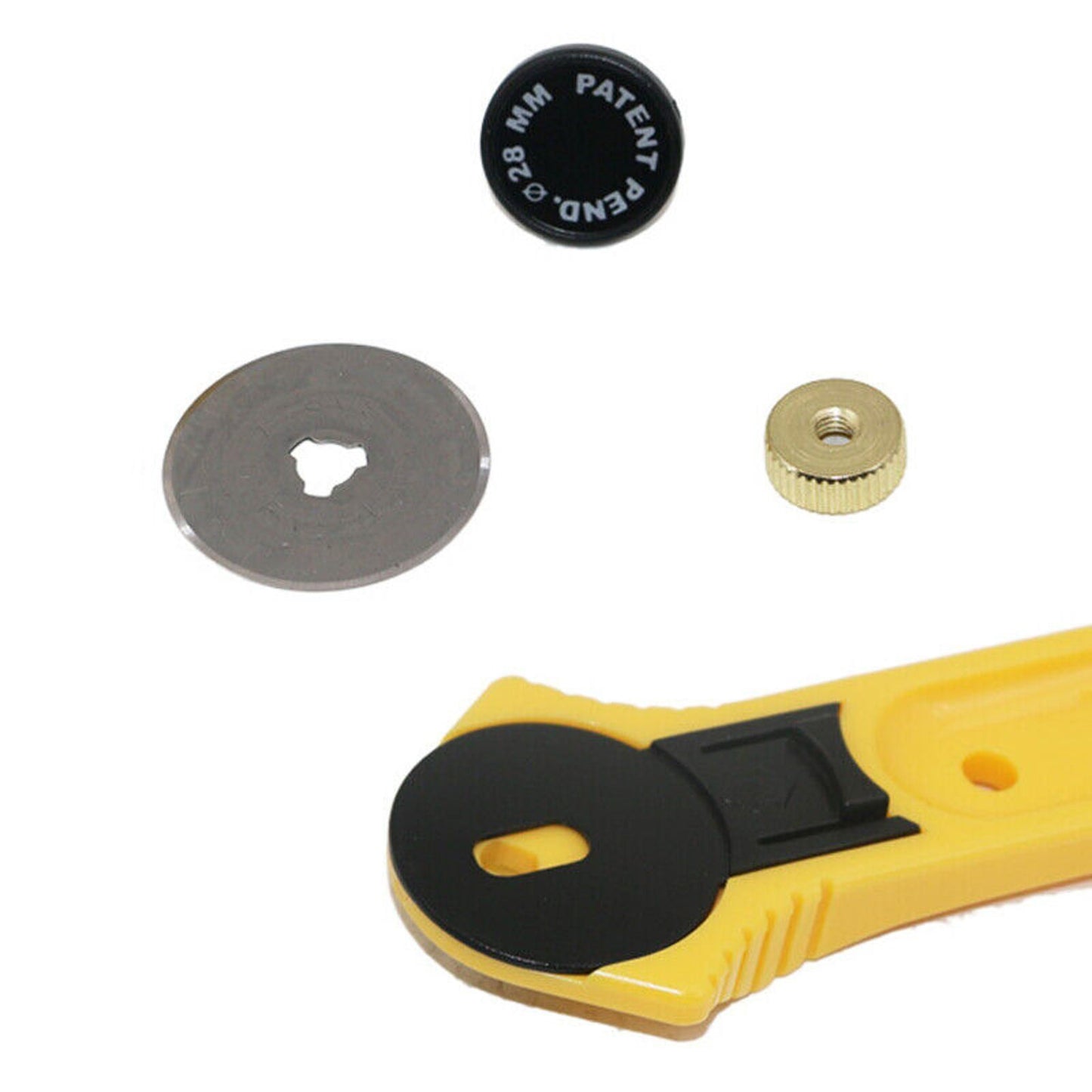 28mm Rotary Cutter For Paper Cloths Leather Plastic Cutting Manual Tools jj