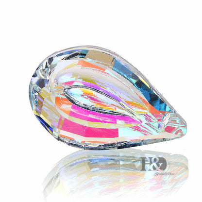 10 pcs AB Coating 50MM Crystal Prisms Suncatcher Feng shui Ornament Pendant Drop