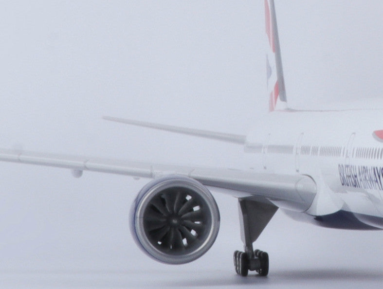 47CM 1:157 BRITISH AIRWAYS BOEING 777-300ER Airplane Landing Gears Resin Model