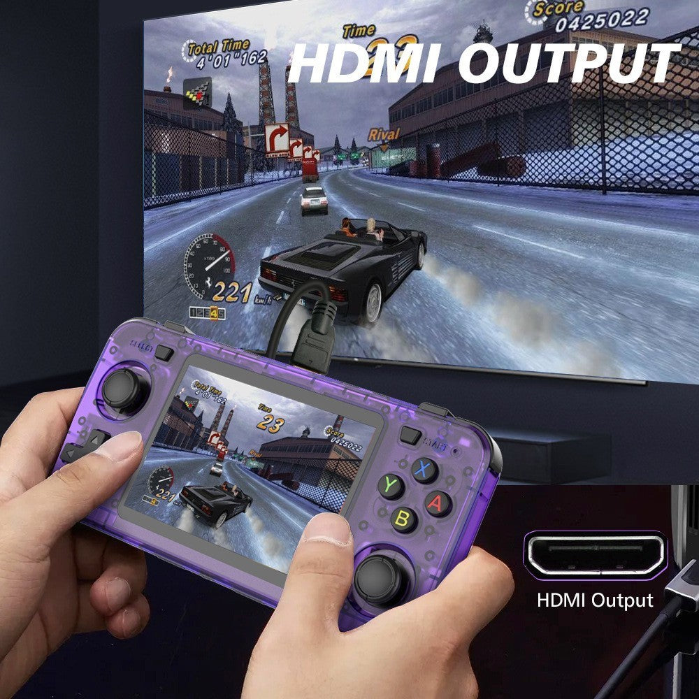 New Upgraded Handheld R36H Retro Game Console with 64GB,128GB Mini Video Game