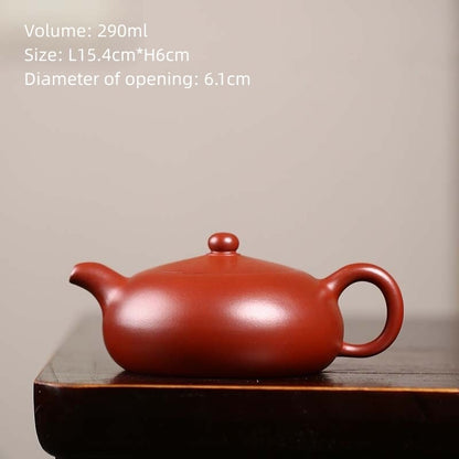 Chinese Kungfu Tea Pot Handmade Dahongpao Clay Real Yixing Zisha Pot Marked New