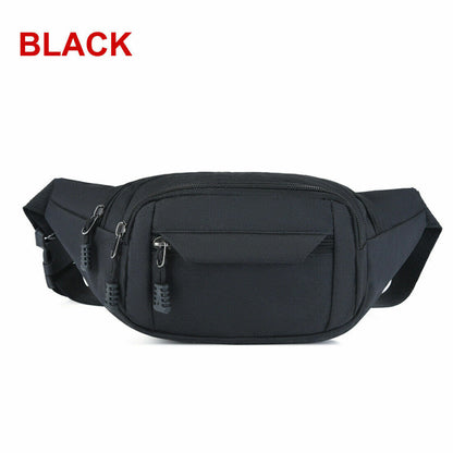 Waist Bag pack Purse Casual Large Phone Belt Bag Pouch Canvas Travel Bags
