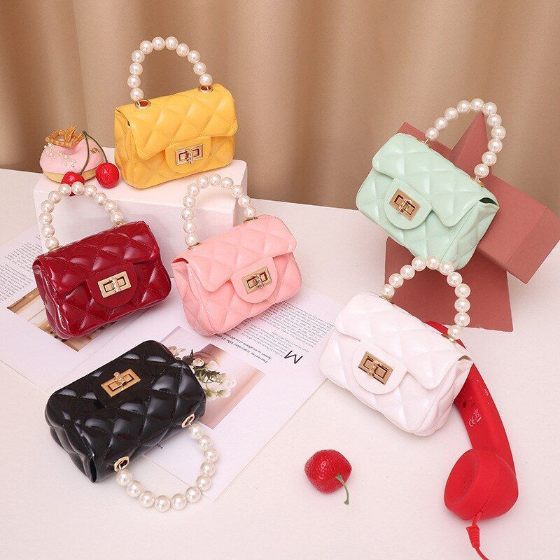 Handbag Synthetic Leather Small Shoulder Bags Cosmetic Little Square Chain Purse