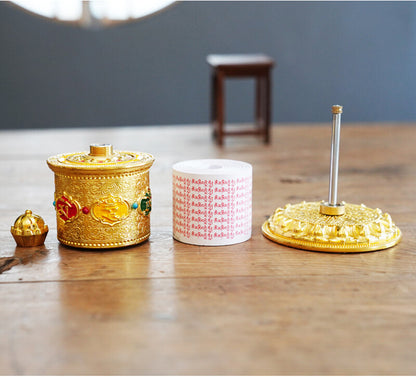 Home Decoration Finger Prayer Wheel Tantric Practice Tools Creative Buddhism