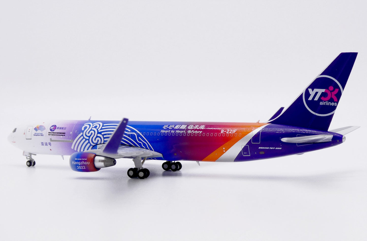 1:400 JC Wings YTO Airlines B767-300ERF Passenger Airplane Diecast Plane Model