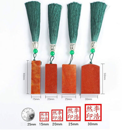 Stone Chinese Personal Seal Customized Calligraphy Painting Seal Clear Stamps
