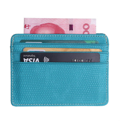 Bank Card Package Passport Cover Bag Coin Case Leather Card Women Men Cardholder