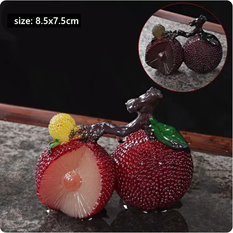 Fruit Model Color-changing Tea Pet Creative Resin Tea Table Decoration CutePot