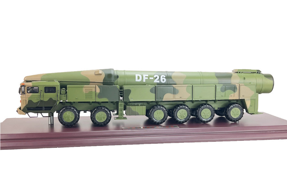 1:26 88CM DF-26 Missile Launcher Truck Diecast Military Army Vehicles Model