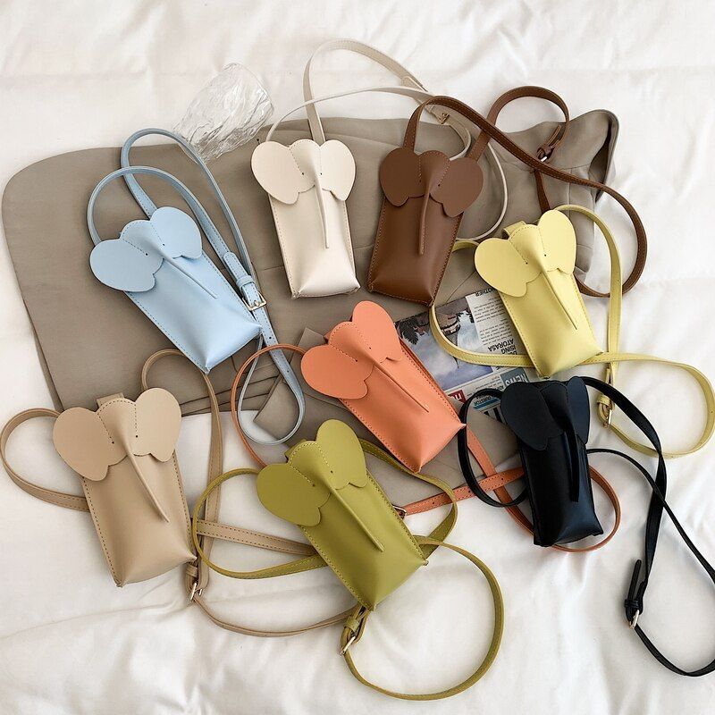 Shoulder Bags Handbag Synthetic Leather Crossbody Bag Elephant Bag Shopper Purse