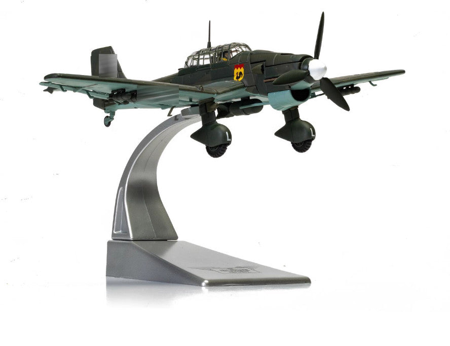1:72 Corgi Junkers Ju87B-1 Stuka S2+LM W.Nr 5600 Bomber Diecast Fighter Model