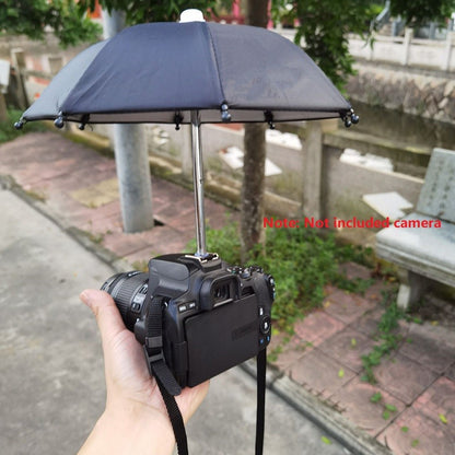 1Pc Black Camera Umbrella Sunshade Rainy Holder Replacement Accessories