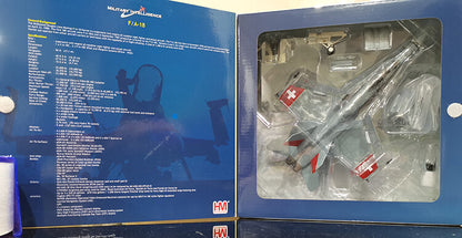 1:72 HM F/A-18C Hornet J-5014 Swiss Air Force 2014 Fighter Diecast Plane Model