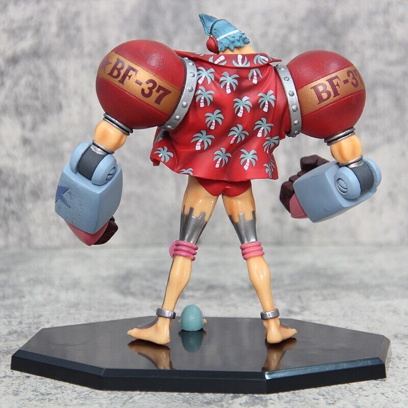 Anime One Piece Franky Frankie PVC Action Figure Model Toy Statue GK CUTTY·FLAMn
