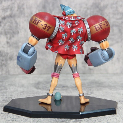 Anime One Piece Franky Frankie PVC Action Figure Model Toy Statue GK CUTTY·FLAMn