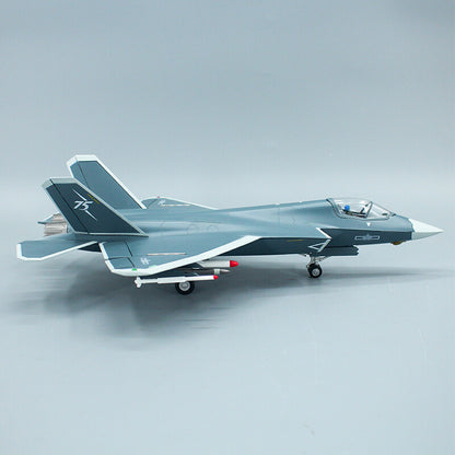 1:48 36CM J-35 Stealth Fighter Plane AIRSHOWCHINA Diecast Aircraft Model