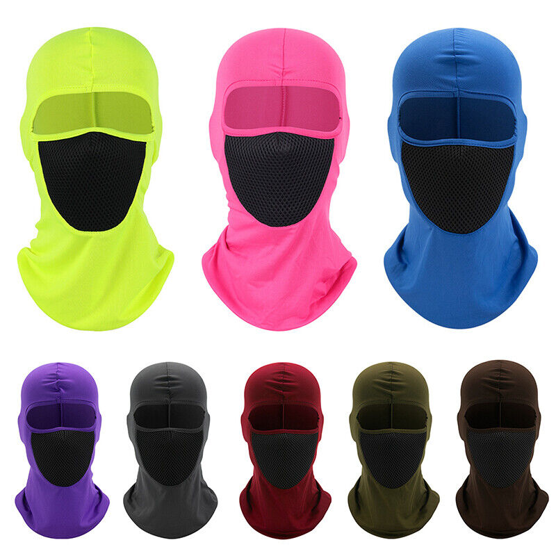 Pullover Cap Full Face Mask Breathable Sports Hat Scarf Headgear Windproof ⌒