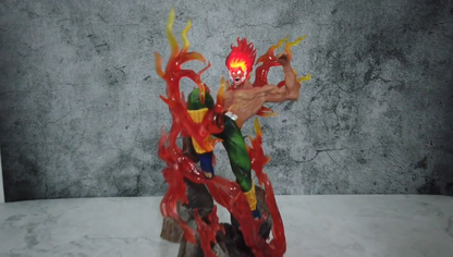 Anime Naruto Shippuden Might Guy PVC Action Figure Model Toy Statue With Light
