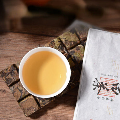 100g Chinese White Tea High Mountain Old Tree Top White Tea Brick Organic Drink