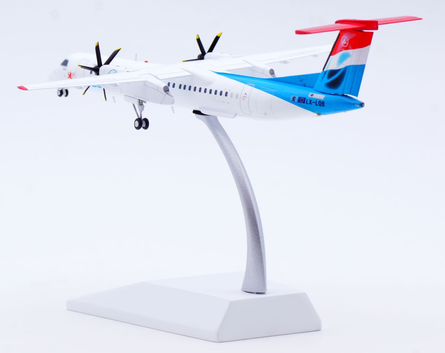 1:200 JC Wings Luxair DASH 8-Q400 LX-LQB Airplane Diecast Plane Model
