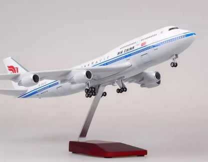 1:150 47CM AIR CHINA BOEING 747-400 Aeroplane Landing Gear Resin Aircraft Model