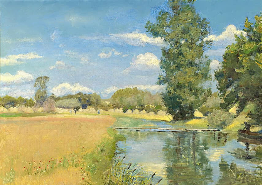 high quality oil painting handpainted on canvas " Summer "