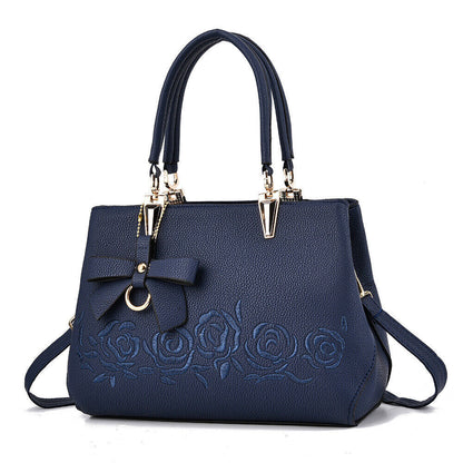 Women's PU Leather Shoulder Handbag Tote Purses Satchel Pendant Crossbody Bags