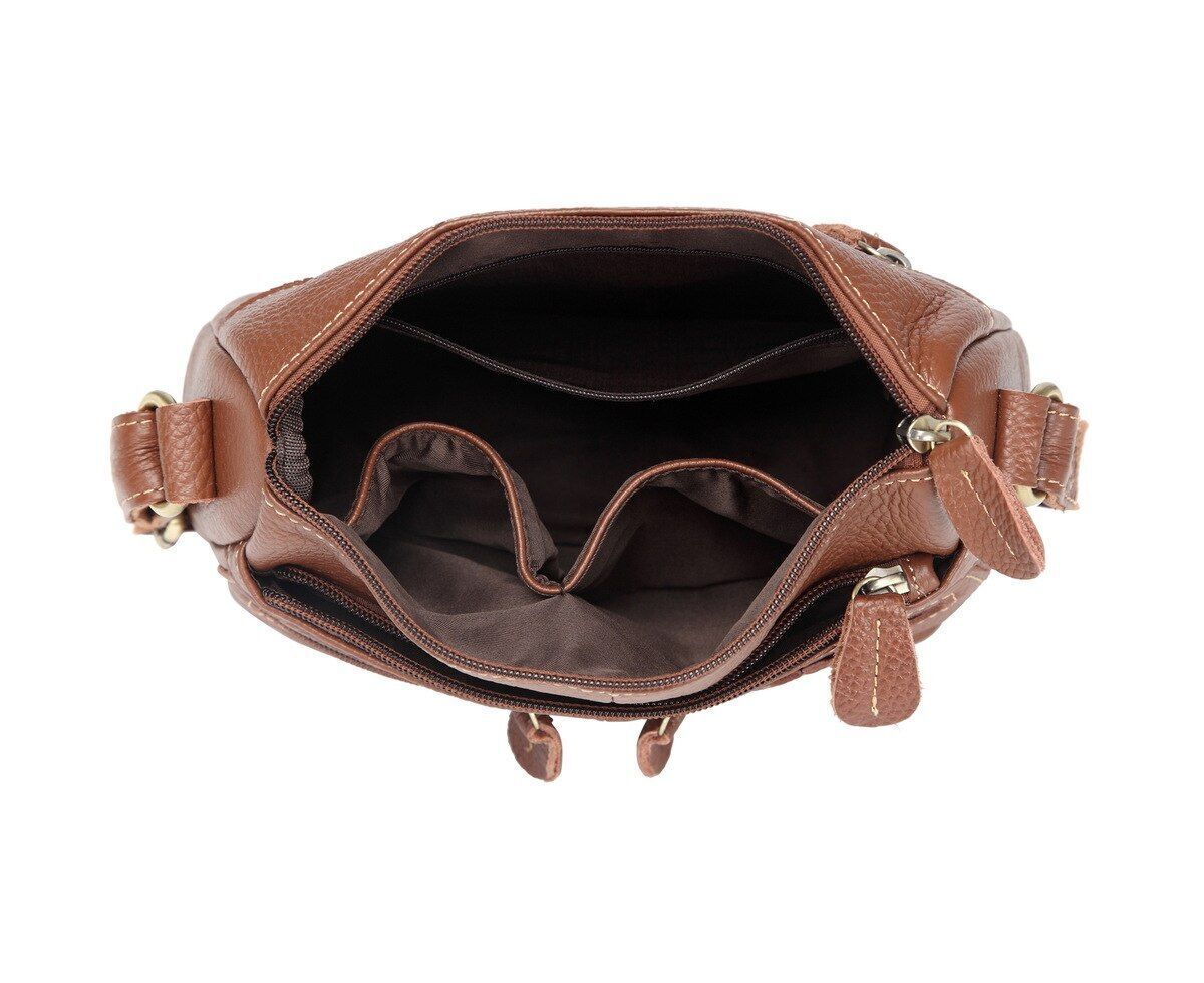 25*18*7 CM Leather Women Messenger Bags Small Shoulder Bag Vintage Crossbody 1PC