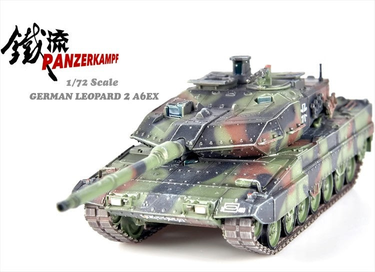 PANZERKAMPF 1/72 Germany Leopard2A6EX NATO Camo Leopard2A6EX Finished Tank Model