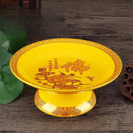 1pc Fruit Supply Tray for The God of Wealth Fruit Plate Lotus Supply Plate