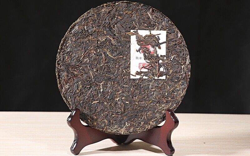 2017 Xiaguan XY Green Big Tree Discus Yiwu Zhengshan Yunnan Pu'er Tea Raw 357g