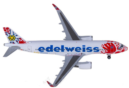 1:500 Herpa Edelweiss AIRBUS A320 Passenger Airplane Diecast Aircraft Model