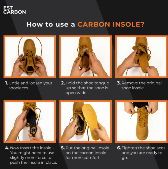 New 1pair carbon fiber insoles shoe-pad midsole for Soccer basketball boots