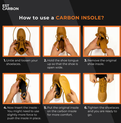 New 1pair carbon fiber insoles shoe-pad midsole for Soccer basketball boots
