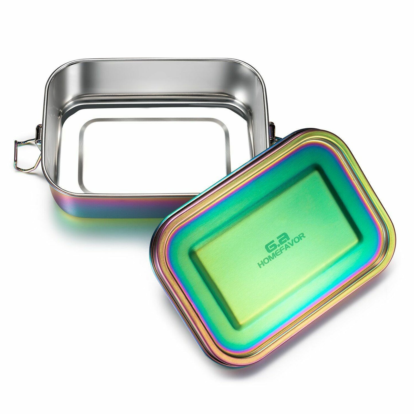 Lunch Container Stainless Steel Food Snack Storage Boxes Eco-friendly Rectangle