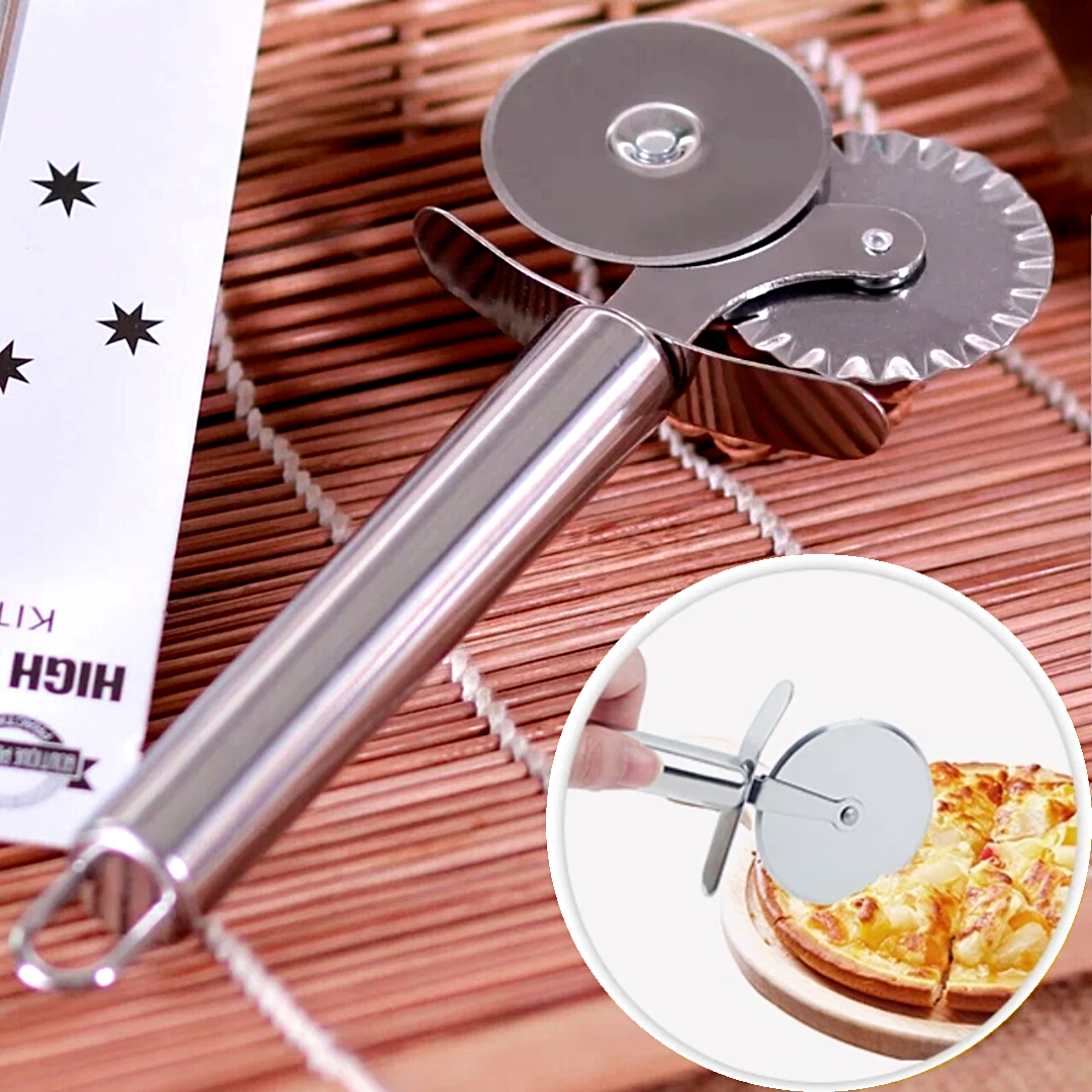 Pizza Cutter Stainless Steel Pizza Cutter Wheel Super Sharp Pizza Slicer 3Pcs/1P