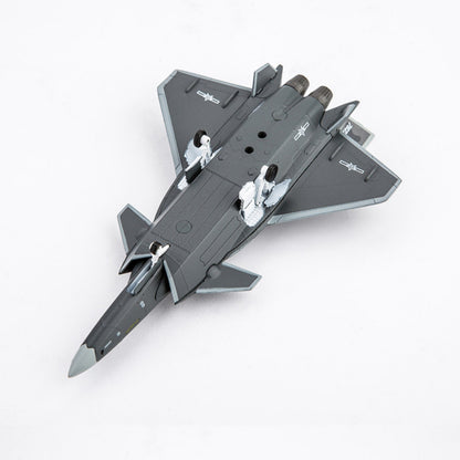 1/144 Scale Chinese Air Force Chengdu J-20 Fire Fang Fighter Plane Model Display
