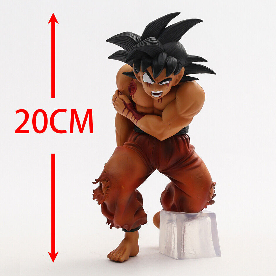 Anime Dragon Ball Son Goku Hurt Damage PVC Action Figure Statue Model Toy Gift