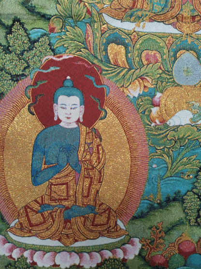 36"*24" Tibet Tibetan Cloth Silk Vajrasattva Buddhist Deity Tangka Thangka Mural