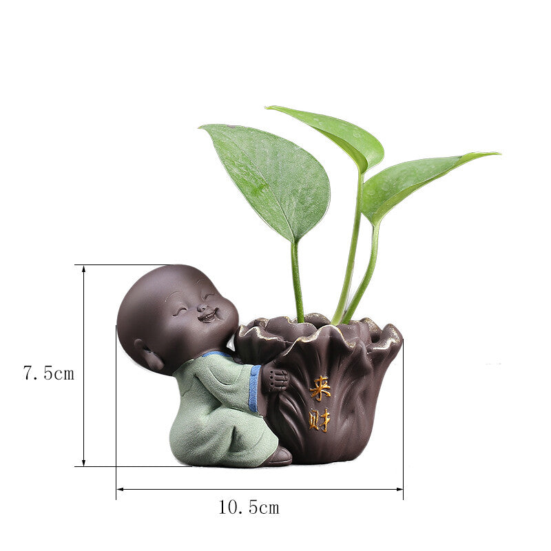 New Creative Vase Small Size Yixing Zisha Tea Pet Home Table Decoration Ornament