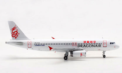 1:200 JC Wings Dragonair Airbus A320 Passenger Airplane Diecast Aircraft Model