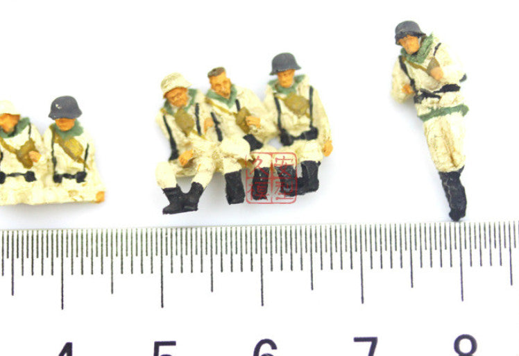 ARTITEC WWII GERMAN SOLDIER WINTER 1/87 Finished 10 figures model Set