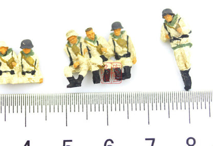 ARTITEC WWII GERMAN SOLDIER WINTER 1/87 Finished 10 figures model Set