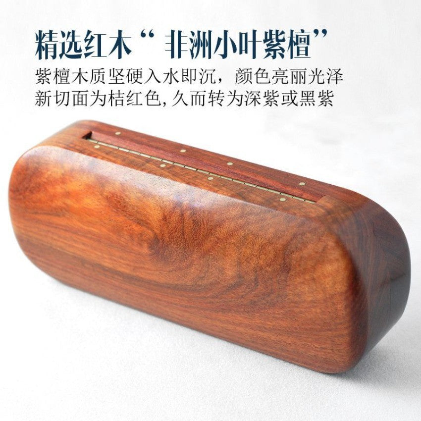 Solid Rosewood Glasses Case 163x68mm Handmade Wooden Sunglasses Storage Box