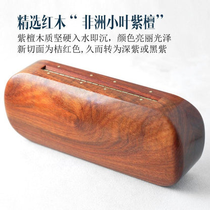 Solid Rosewood Glasses Case 163x68mm Handmade Wooden Sunglasses Storage Box