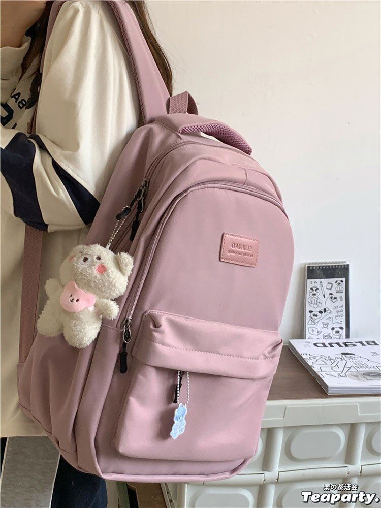Polyester Backpack 30*44 CM Fashion Students School Bags Laptop Traveling Purse