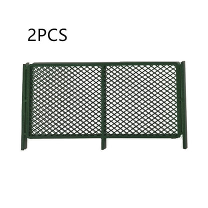 2Pack 1/64 Fences Diorama DIY Car Model Toy Accessories Diorama Scenery Tools