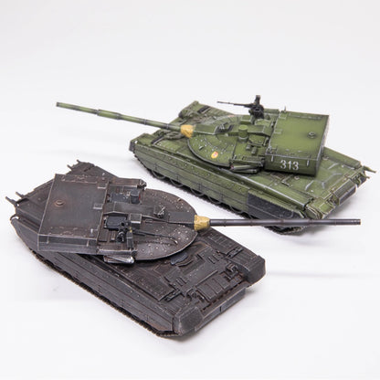 AM1/72 Russian 640 Blackhawk Tank Alloy Core Magnetic Gun Barrel Finished Model