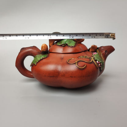 Vintage Chinese Yixing Purple Clay Teapot Zisha Ceremony Exquisite Teaware Rare