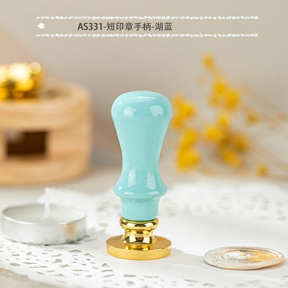 Wax Sealing Stamps Metal Retro Magic College Roman Column Handle DIY Card Making